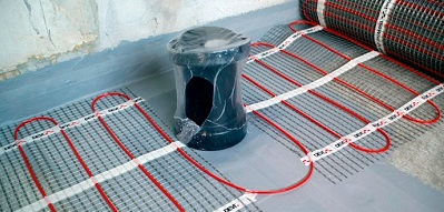 Тепла підлога під плитку (електричний) - як укладати у ванній, види пристроїв, монтаж установки, технологія та схема укладання